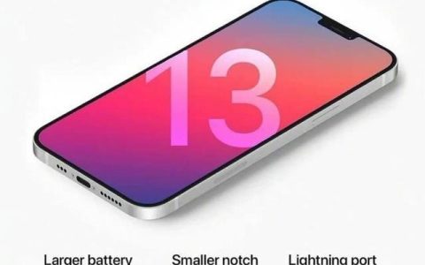 iPhone 13最新渲染图：刘海缩小 后置摄像头排列微调