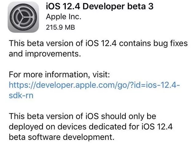iOS12.4 beta3更新了什么？iOS12.4 beta3新特性与升级方法