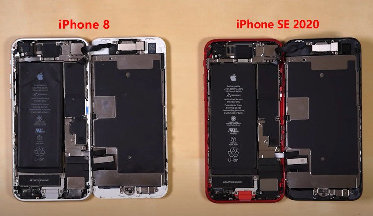 苹果新款iPhone SE拆解 对比iPhone8内部有这些异同