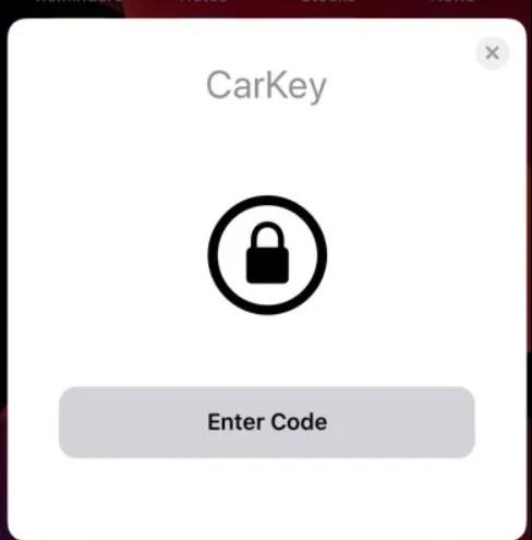 CarKey功能界面曝光 iPhone不仅可以解锁汽车 还支持分享