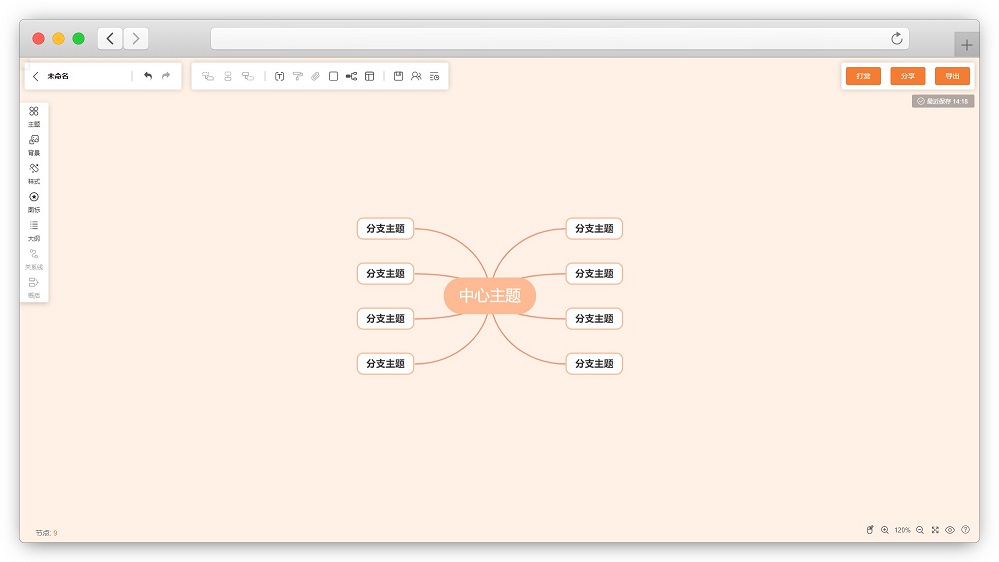 免费在线思维导图神器 简单又漂亮 比Wodrd好用！