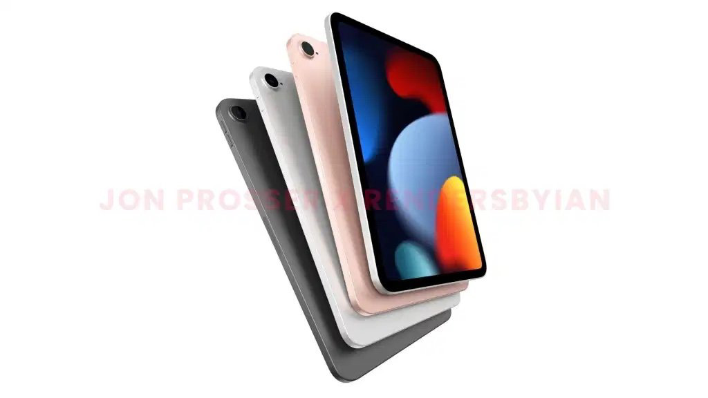 iPad mini 6最新渲染图曝光 ：全新设计 更窄的边框