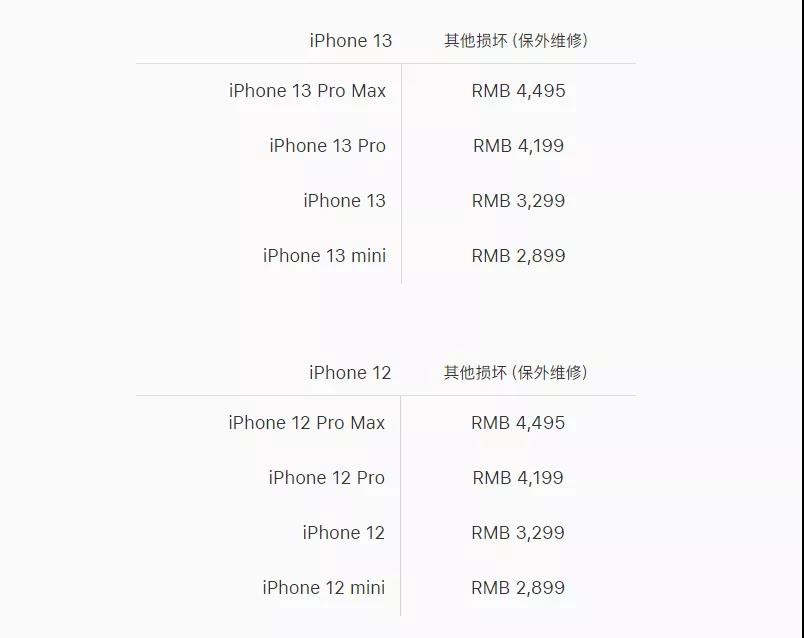 iPhone13首位碎屏用户出现！有必要了解下iPhone13维修定价表