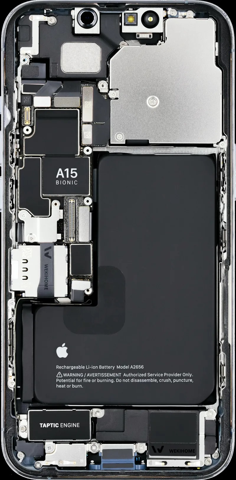 iPhone 13拆机壁纸来了 iPhone 13和13 Pro内部结构壁纸高清下载