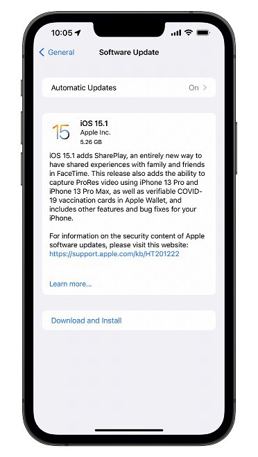 iOS 15.1 RC版发布 正式版下周见！