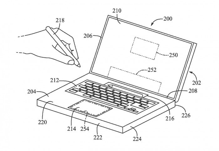 苹果新专利：Apple Pencil有望取代Touch Bar