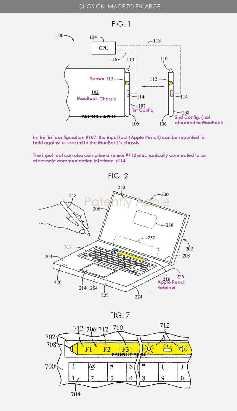 苹果新专利：Apple Pencil有望取代Touch Bar