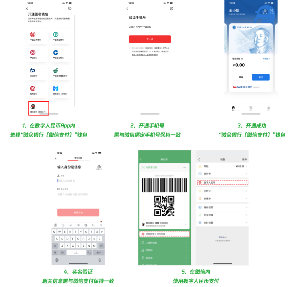 微信怎么开通数字人民币？微信数字人民币开通教程