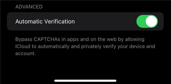 苹果 iOS16 内置验证码机器人，可以自动向网站证明不是机器人