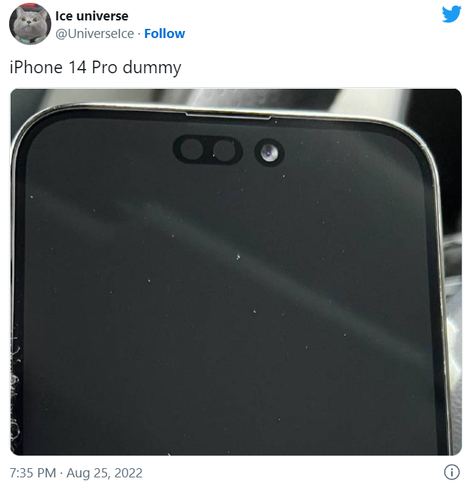 iPhone 14 Pro Max 屏幕截图曝光：“药丸 + 挖孔”导致状态栏下移