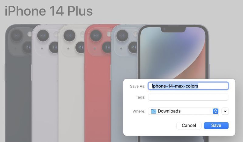 苹果官网显示：iPhone 14 Plus 原命名为“iPhone 14 Max”