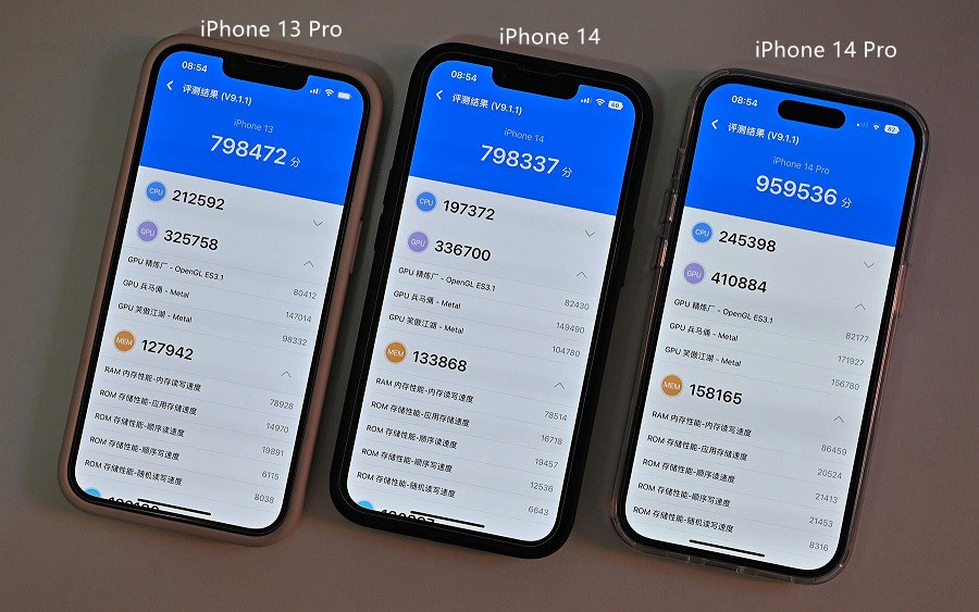 苹果A16跑分多少 iPhone14和14 Pro安兔兔跑分对比