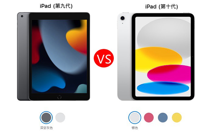 iPad 10和iPad 9哪个好？iPad 10和9区别对比评测