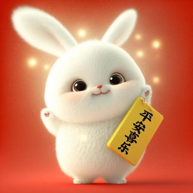 2023兔年微信头像图片 喜庆又萌萌哒！