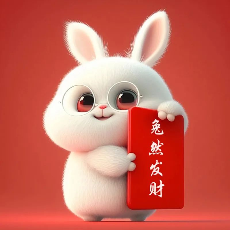 可爱兔子微信头像 2023超萌可爱兔年头像图片