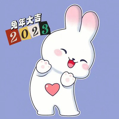 2023兔年元宵节头像 呆萌可爱元宵节微信头像图片