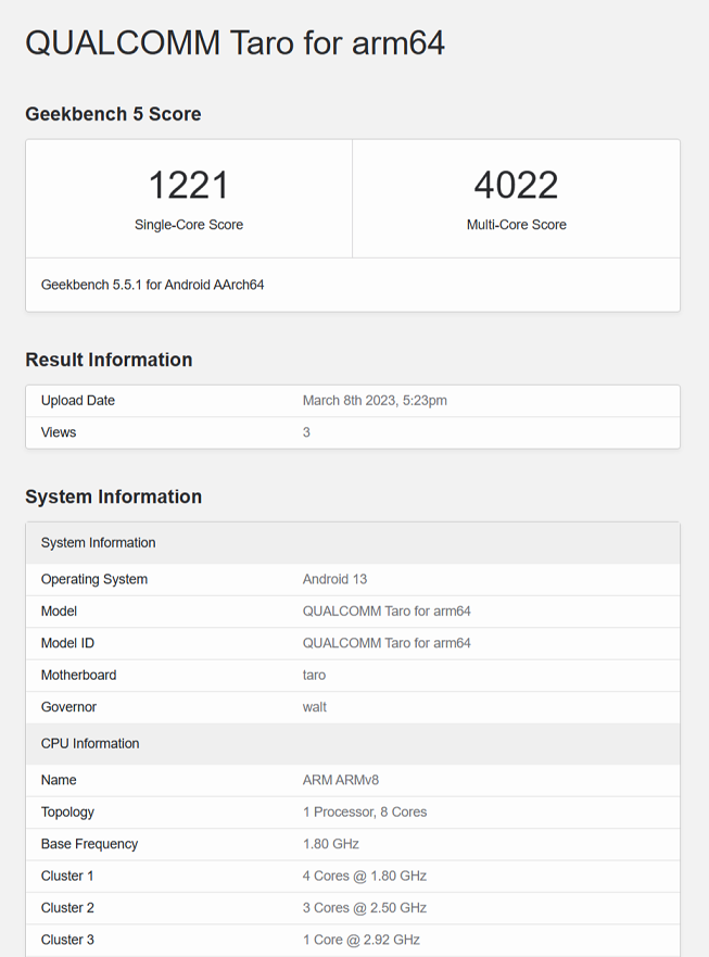 骁龙SM7475跑分出炉 骁龙7+ Gen1相当于什么档次？