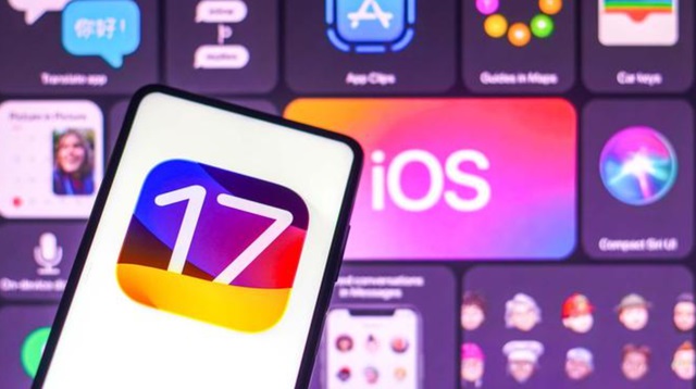 iOS 17图片素材 苹果手机iOS17封面图片