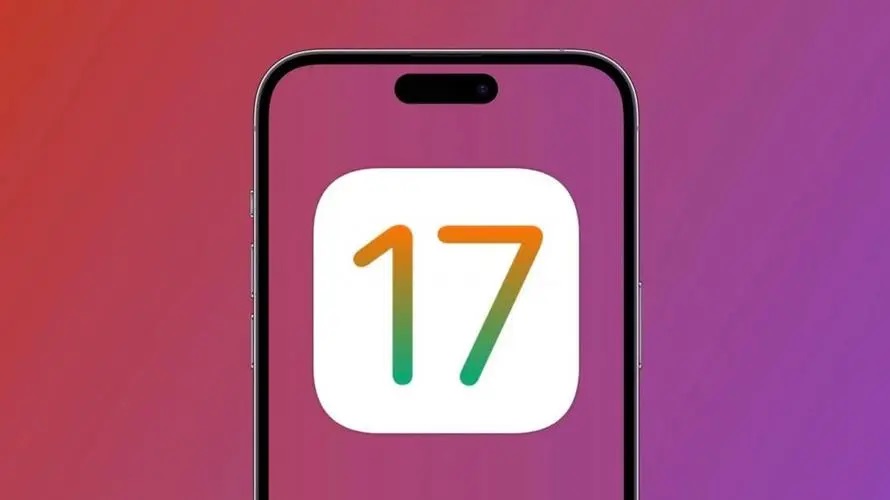 iOS 17图片素材 苹果手机iOS17封面图片