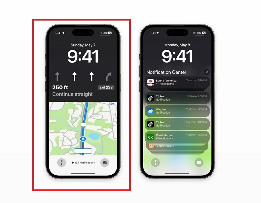 iOS 17全新锁屏界面曝光，看地图导航太方便了！