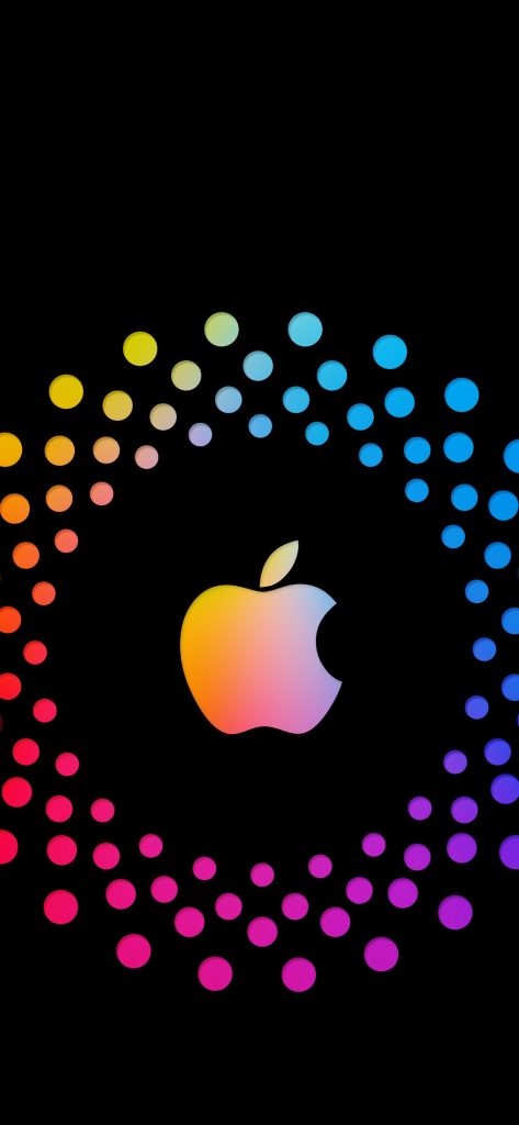 被咬了一口的苹果，12张简洁又高级的苹果Logo手机壁纸下载