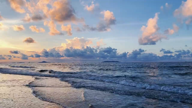 让人放松和沉醉的海滩动态背景图，微信朋友圈美丽海滩视频封面下载