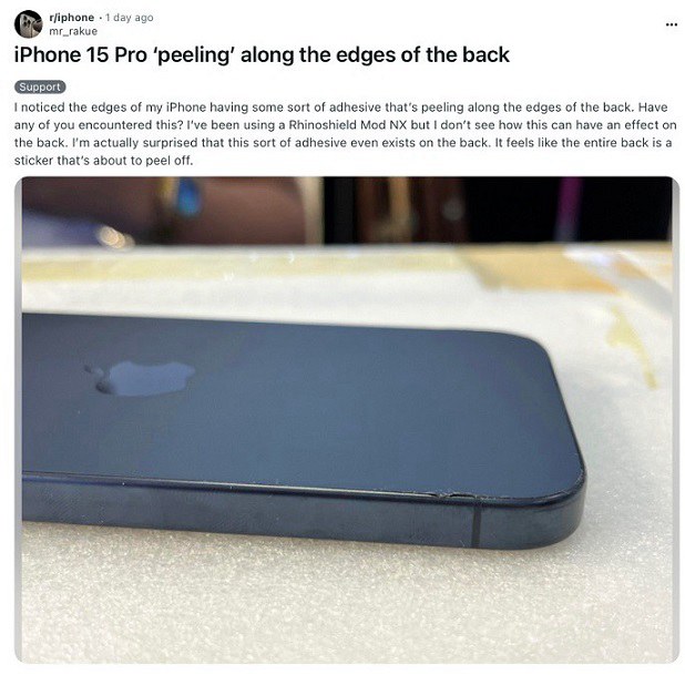 多名用户称iPhone15做工差，苹果品控跌落神坛？