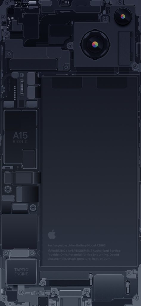 iPhone 14全系内部结构壁纸下载